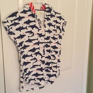 Mini boden boys beach pullover